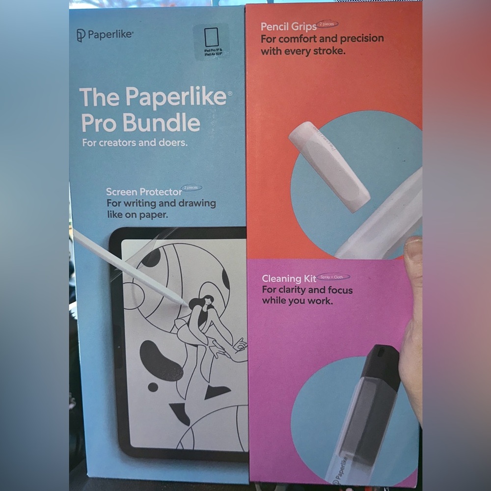 Paperlike Pro Screen Protector
Bundle
NEW Sealed - Picture 6 of 6